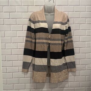 CYRUS women long striped cardigan /size L